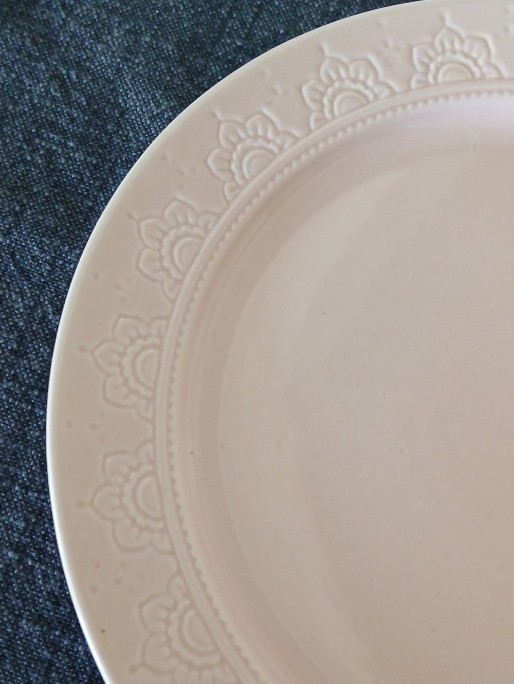 Wild Sage SANA MEDALLION PINK Dinner Plates 10" Set of 2
